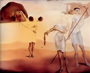 In 1938 schildert Salvador Dali deze 3 gratiën